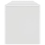 TV Cabinet with LED Lights White 140x36.5x40 cm 804364