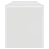 TV Cabinet with LED Lights White 140x36.5x40 cm 804364