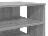 Shoe Cabinet with Shelf 2 pcs Grey Sonoma Engineered Wood 8000385