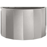 Planter Silver 60 x 30 x 35 cm Stainless Steel 883700