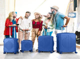 Premium ABS Luggage Set with Diamond Pattern & Non-TSA Locks 53959869