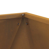 Planter Rusty 40 x 40 x 40 cm Weathering Steel 883834