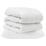 Duvet Set with Pillow 2 pcs White Microfiber 3376739