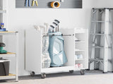 Golf Cabinet with Wheel Plain White 90 x 45 x 98 cm 899463