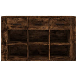 Sideboard Smoked Oak 100x30x59.5 cm Engineered Wood 821009
