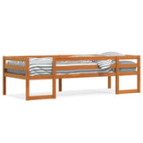 Kids' Bed Frame without Mattress Wax Brown 75x190 cm Small Single 846872