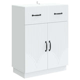 Sideboard with Drawer White 66 x 34.5 x 87 cm Engineered Wood 895325