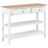 Sideboard White 110x35x80 cm MDF 280029