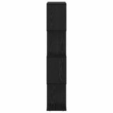 Book Cabinet Black Oak 70 x 24 x 129 cm Engineered Wood 879670