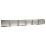 Retaining Wall 6 pcs 60 x 12 x 40 cm Stainless Steel Silver 3449167