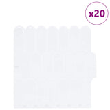 Decorative Stickers 20 pcs White 30 x 30 x 0.8 cm 42021294