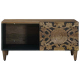 Coffee Table Brown 80 x 50 x 40 cm Solid Mango Wood 4018336