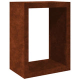 Firewood Rack 60x40x80 cm Weathering Steel 851002