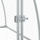 Chicken Cage Silver 100x105x120 cm Galvanised Steel 172552