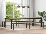 Bench Artisian Oak 200 x 35 x 45 cm Engineered Wood 892613