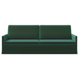 3 Seater Sofa Dark Green 220 x 81 x 82 cm Velvet 42041155