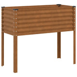 Garden Planter 100x45x90 cm Weathering Steel 4008974