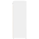 Shoe Cabinet 77.5 x 30 x 83.5 cm Engineered Wood White 808720