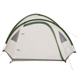 ZNTS Camping Tent Dome 4-Person Green Waterproof 94349