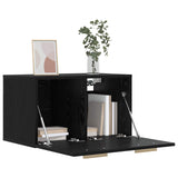 Wall Cabinet Black oak 60 x 36.5 x 35 cm Engineered Wood 8009803
