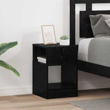 End Table 2 pcs Black Oak 30.5 x 30 x 45 cm Engineered Wood 890899