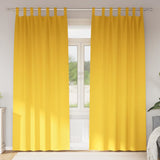Blackout Curtains with Rings 2 pcs Mustard Yellow 245 x 140 cm 4107616