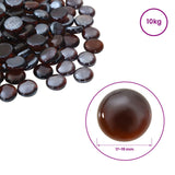 Glass Nugget 17-19 mm Amber Flash Glass 42041596