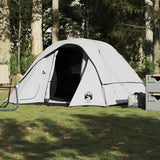 Camping Tent Cabin 4-Person White Blackout Fabric Waterproof 4009561