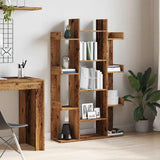 Book Cabinet Old Wood 86x25.5x140 cm Engineered Wood 856692