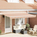 Retractable Awning Multicolour 400 x 200 cm 3329845