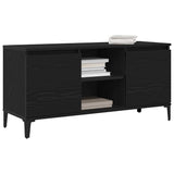 TV Cabinet Black Oak 102 x 35 x 50 cm Engineered Wood 862585