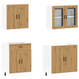 ZNTS 4 Piece Kitchen Cabinet Set Kalmar Artisan Oak Engineered Wood 3314880