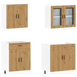 4 Piece Kitchen Cabinet Set Kalmar Artisan Oak Engineered Wood 3314880
