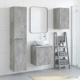 Bathroom Furniture Set 3 pcs Concrete Grey 33 x 34.5 x 160 cm 3406066