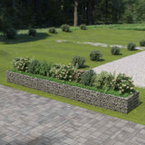 Gabion Raised Bed Galvanised Steel 540x90x50 cm 143555