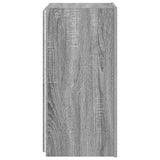 TV Wall Cabinet with LED Lights Grey Sonoma 30.5x35x70 cm 837242