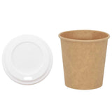 Paper Coffee Cups with Lids 1000 pcs 4oz 100ml 3325219