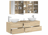 Bathroom Furniture Set 4 pcs Sonoma Oak 3406745