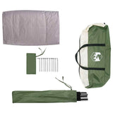 Bike Storage Tent with Roof Green 256 x 222 x 182 cm Taffeta 42000996