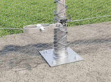 Welded Wire Fence with Concrete Base 10 x 0.4 m 3353746