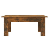 Coffee Table Smoked Oak 100x60x42 cm Engineered Wood 815426