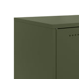 Sideboard Olive Green 100.5x39x72 cm Steel 846744