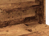Dressing Table with LED Old Wood 74.5x40x141 cm 857021