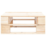 Garden Pallet Ottoman Wood 45767