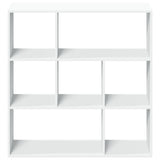 Room Divider Bookcase White 102x29x103.5 cm Engineered Wood 858048