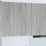 Hanging Cabinet Grey Sonoma 60 x 31 x 100 cm Engineered Wood 884359