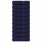 Hand Towels "FROGN" 10 pcs Navy Blue 50x100 cm 360 gsm 136784
