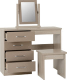 ZNTS Nevada 4 Drawer Dressing Table Set 100-105-015