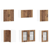 11 Piece Kitchen Cabinet Set Lucca Old Wood Engineered Wood 3314929