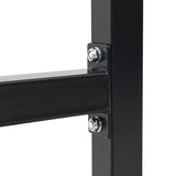 Dip Station Black 103.5 x 66.5 x 121.5 cm Powder-Coated Steel 42002570